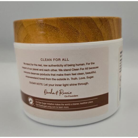 Raw Sugar Daily Micro Scrub Salt Polish Santal and Caffeine 15 oz - Picture 3 of 10